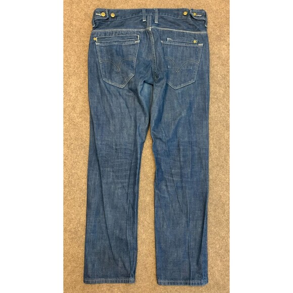 Levis 511 Jeans Mens 32x30 Slim Fit Straight Leg Tab Waist Buckle Utility Jeans - Picture 3 of 8